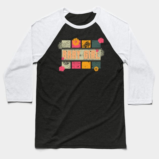80s // Name // baby girl // Retro Style Baseball T-Shirt by Nana On Here